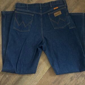 Dark Blue flame resistant Wrangler Jeans